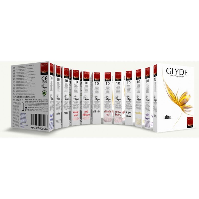Glyde Maxi Red Vegane Kondome aus Naturkautschuklatex