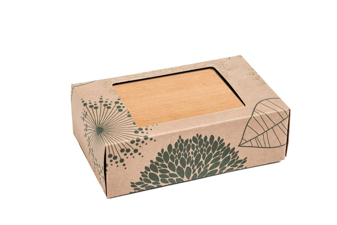 Waldpicknick Lunchbox Edelstahl & Buchenholz | Tindobo