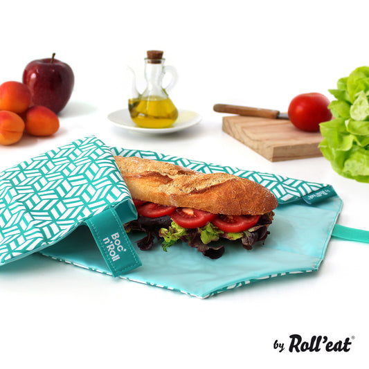 Boc´n Roll Tiles Sandwichtasche Grün