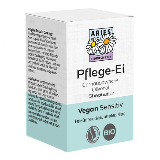 Aries Stapeler Pflege-Ei Sensitiv » Bio & vegan