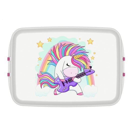 Biodora Lunchbox aus Biokunststoff Rocking Einhorn