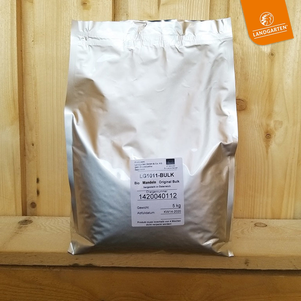 Landgarten Bio Mandeln Würzig 5 kg Bulk Großgebinde