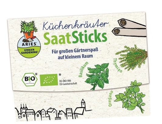 SaatSticks Bio Küchenkräuter | Aries