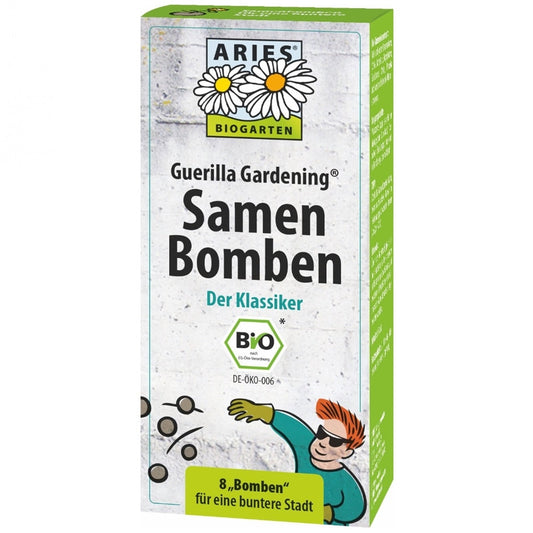 Aries Samenbomben Klassik 8 Stück, Guerilla Gardening®