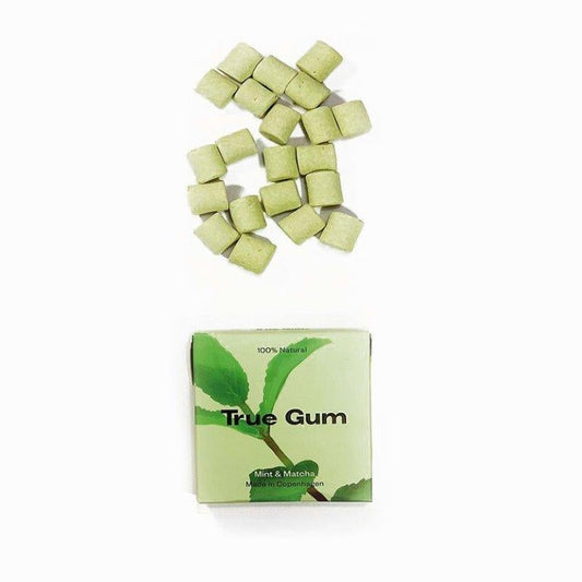 Plastikfreies Kaugummi True Gum Minze & Matcha