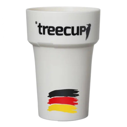 NOWASTE Treecup Mehrwegbecher mit Deutschlandfahne