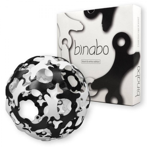 Öko Bastelspielzeug: Binabo Ball Schwarz-Weiß » TicToys